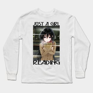 Just A Girl Who Loves Anime Ramen And Reading Japan Anime Long Sleeve T-Shirt